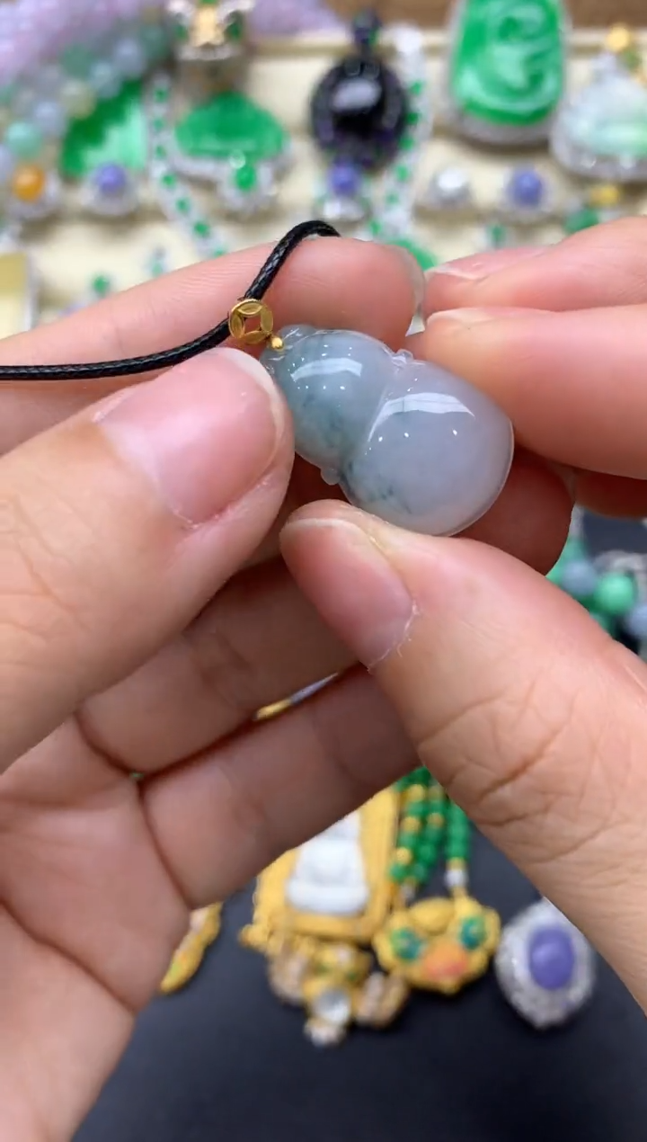 【闪购商品】翡翠颈饰18K金镶嵌10-中国好珍宝