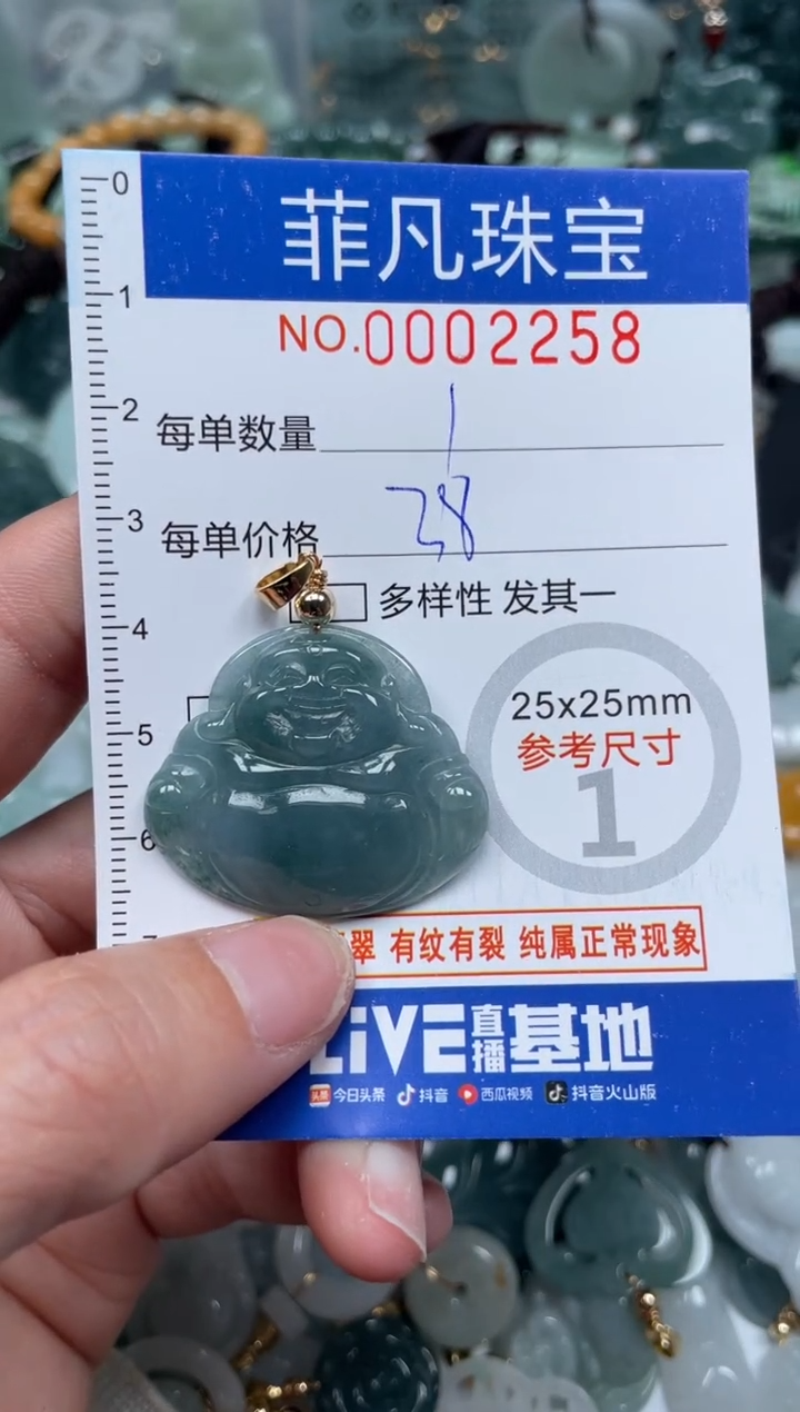【闪购商品】翡翠颈饰未镶嵌00..2258
