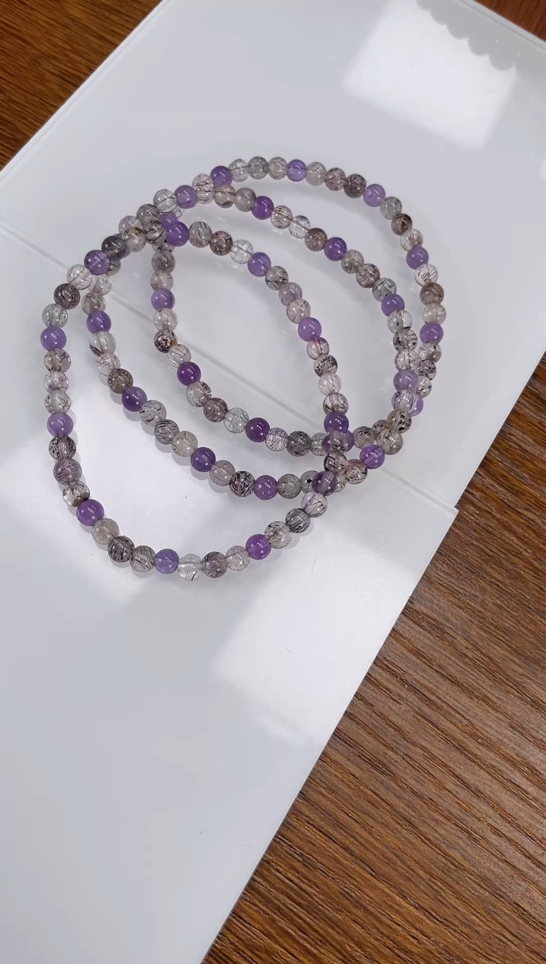 【闪购商品】水晶手链未镶嵌超七手串4+mm 多样性发一