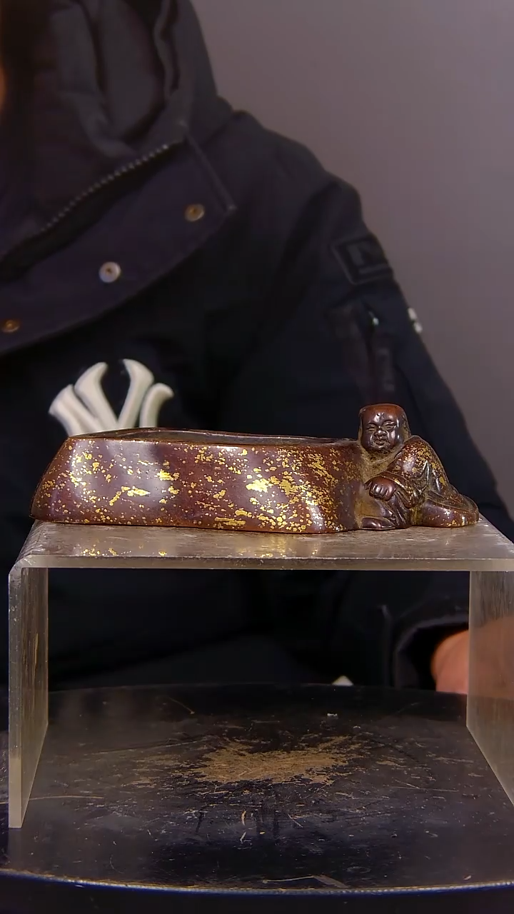 輝山水铜缘紫铜香炉结缘1111