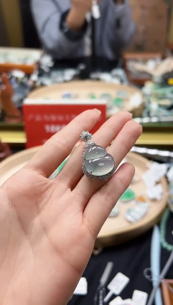 【闪购商品】翡翠颈饰18K金镶嵌DFZ0225-35