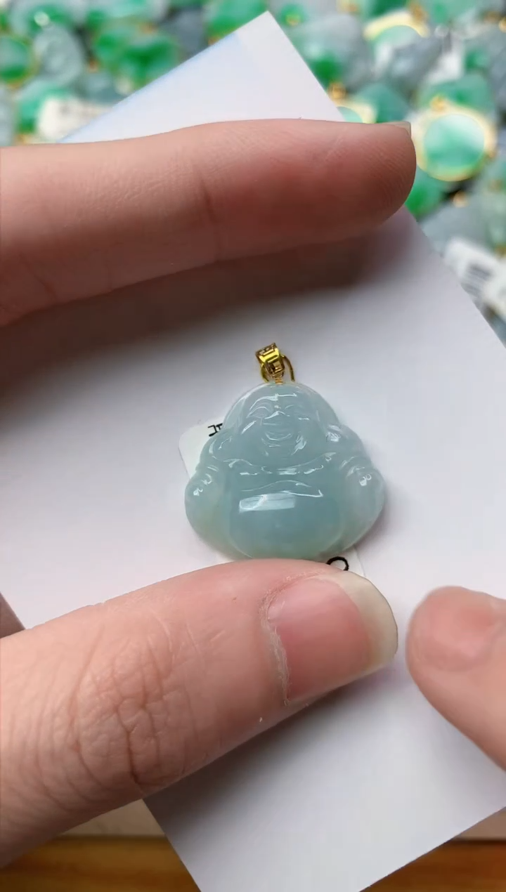 【闪购商品】翡翠颈饰18K金镶嵌10...........