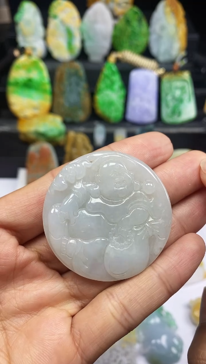 【闪购商品】翡翠颈饰未镶嵌翡翠A货