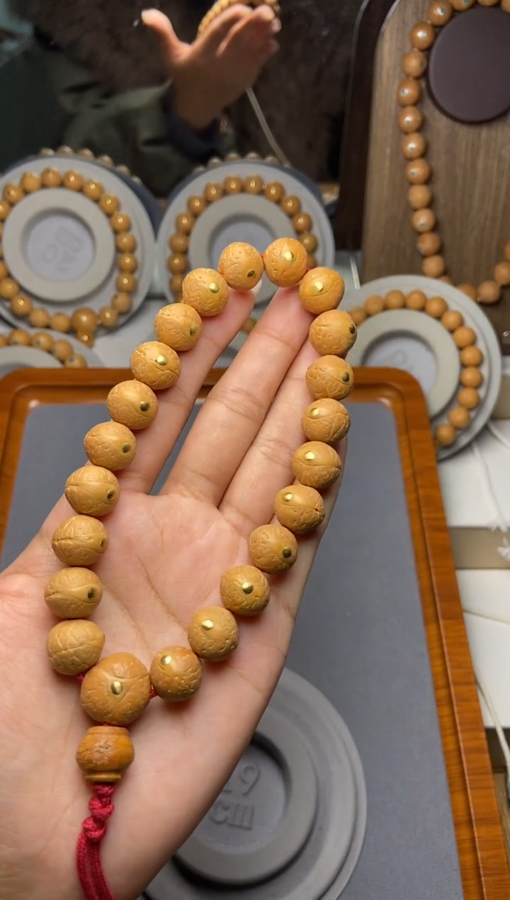 吊坠凤眼菩提12凤眼手串铜钉