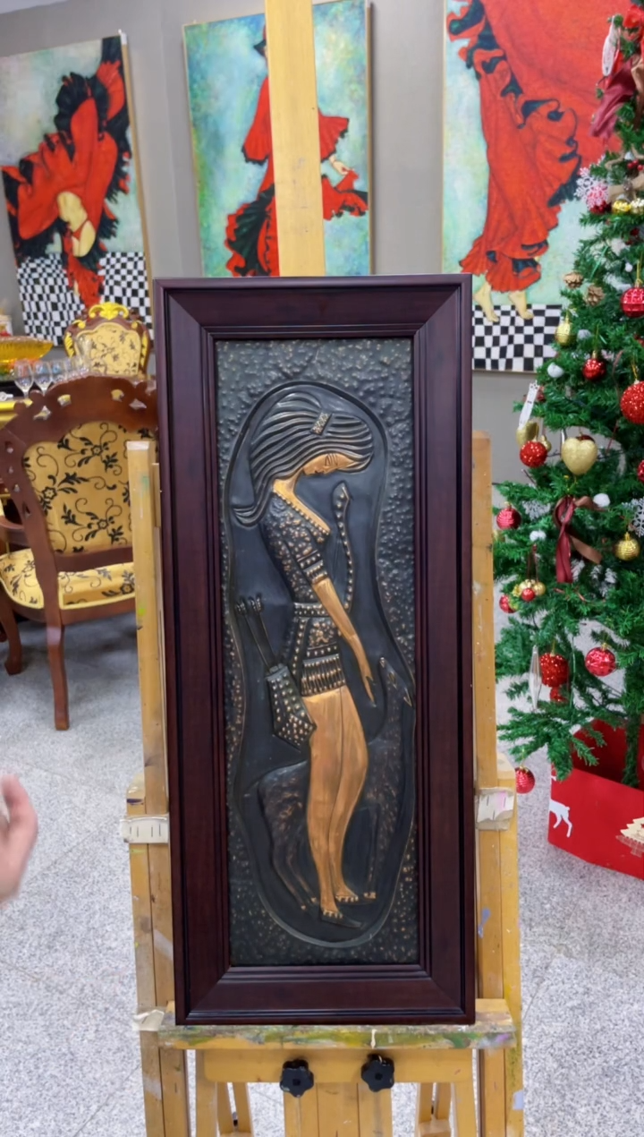 【闪购商品】俄罗斯铜版画《》27*66外