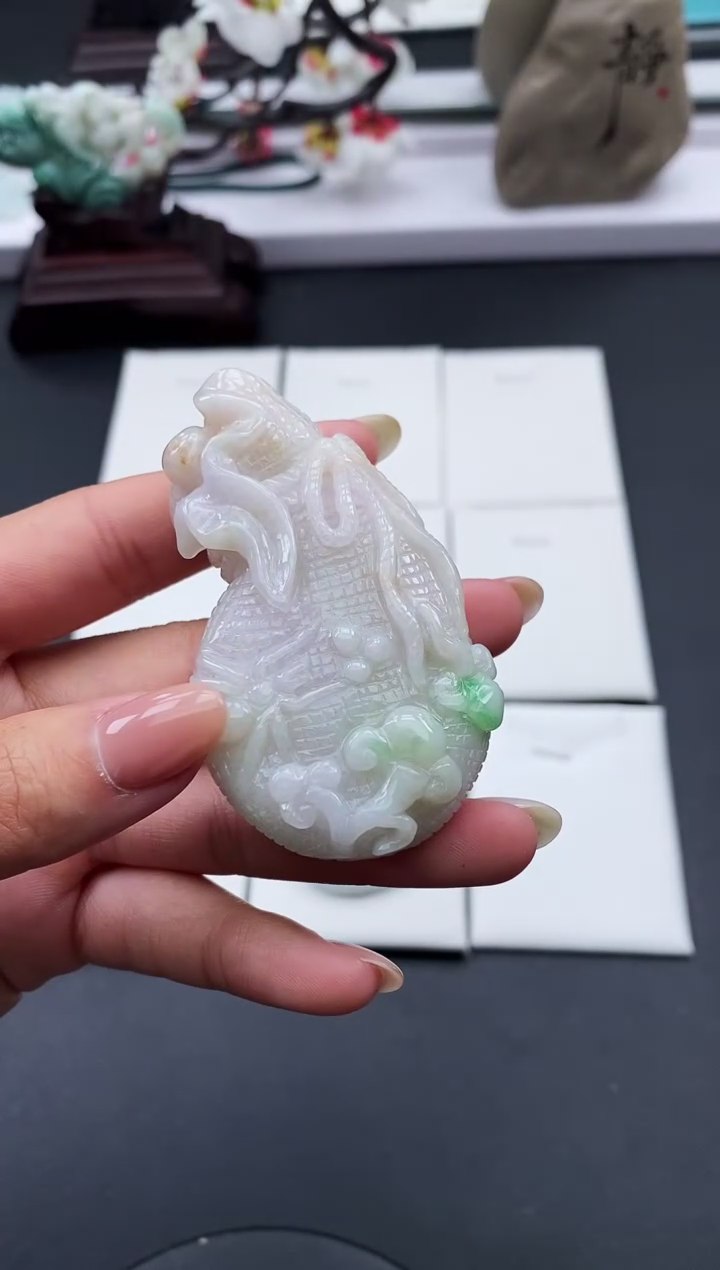 【闪购商品】翡翠颈饰未镶嵌天然缅甸A货翡翠