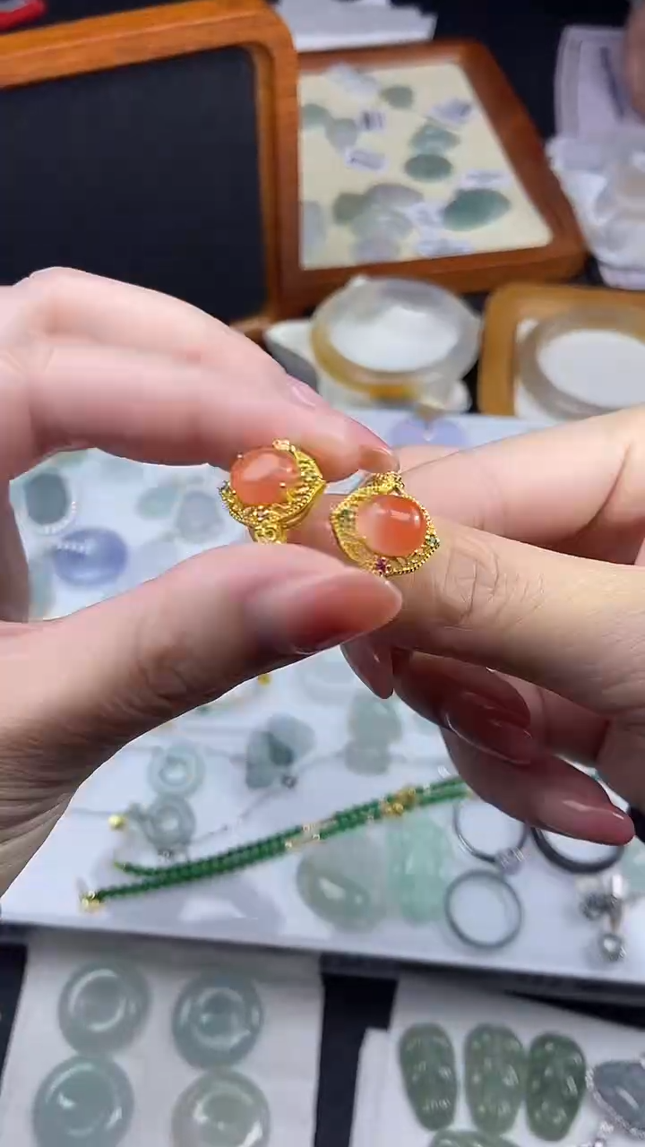 【闪购商品】南红玛瑙戒指未镶嵌南红戒指