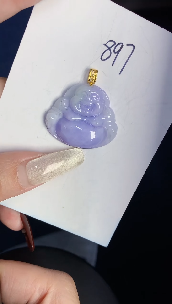 【闪购商品】翡翠颈饰18K金镶嵌0000000000