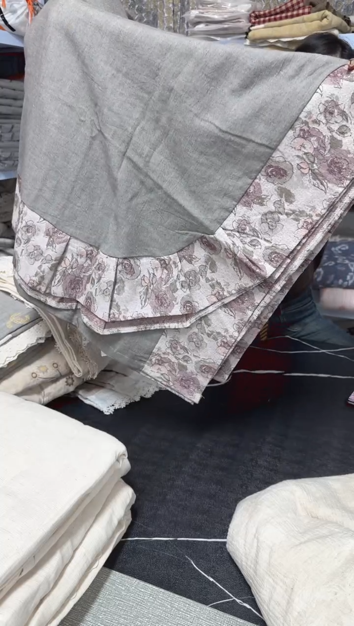 棉棉单床单          