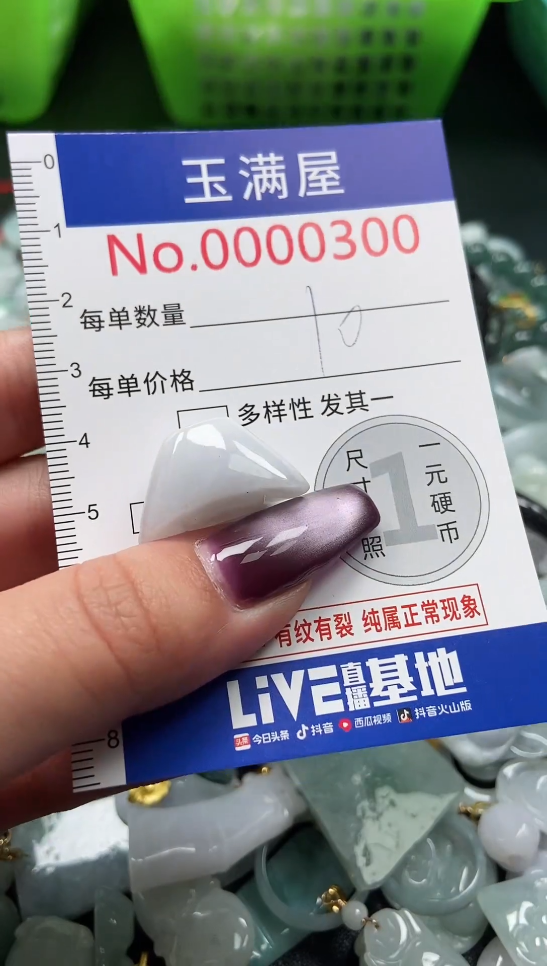 颈饰未镶嵌翡翠300