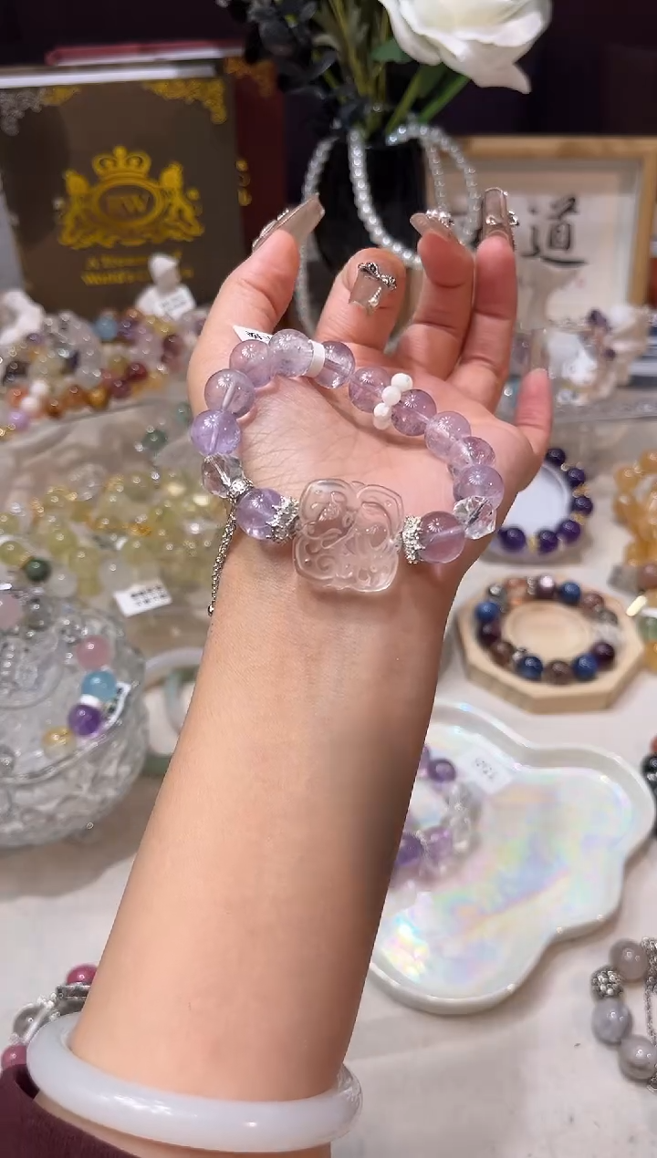 【闪购商品】水晶手链未镶嵌多样性发货发其一颜色微差