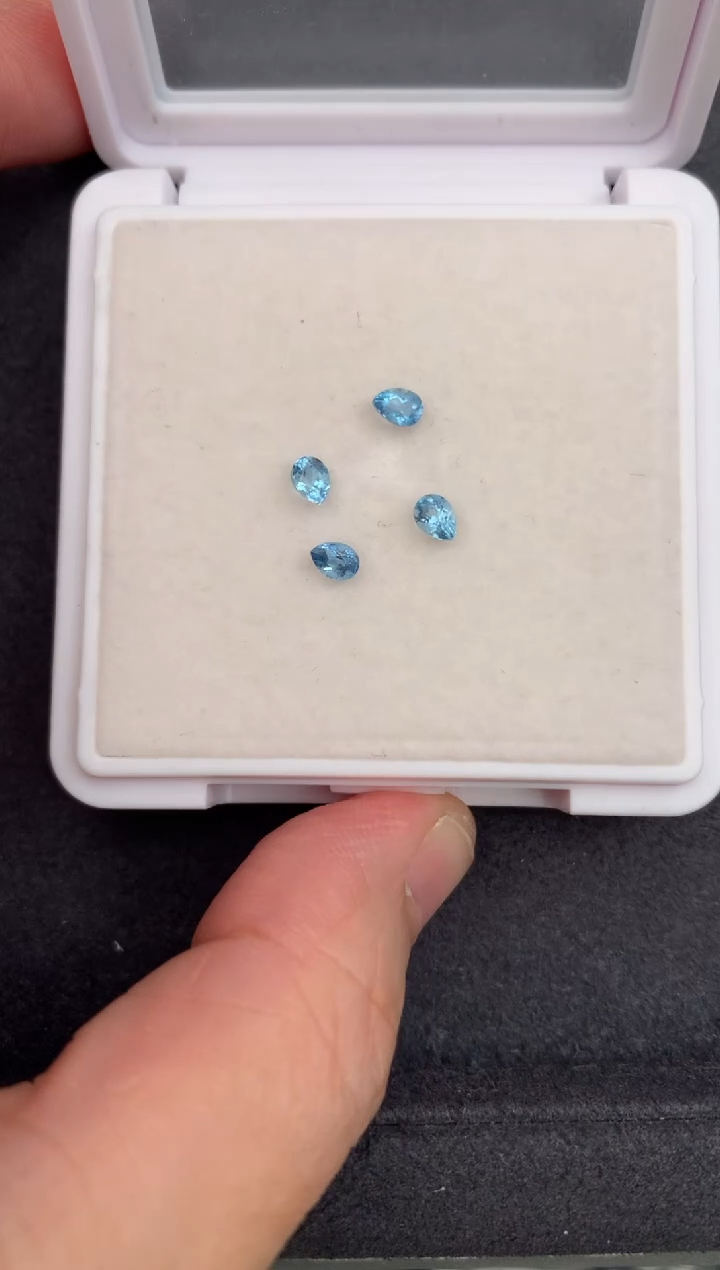 裸石海蓝宝石0.6ct海蓝宝 BE 定制
