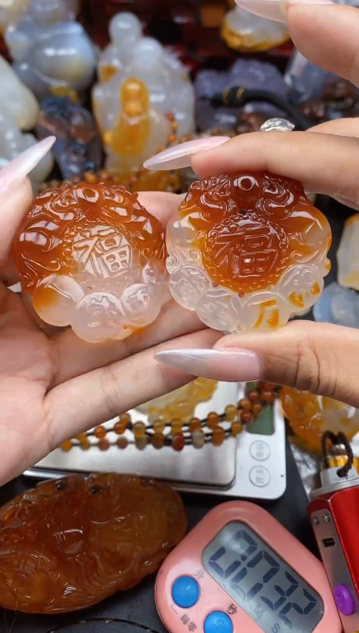 【闪购商品】玛瑙/玉髓颈饰未镶嵌ll