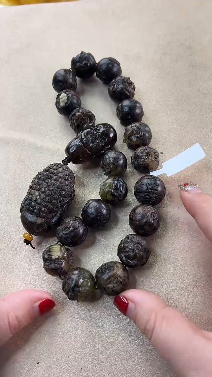 【闪购商品】琥珀颈饰未镶嵌项链