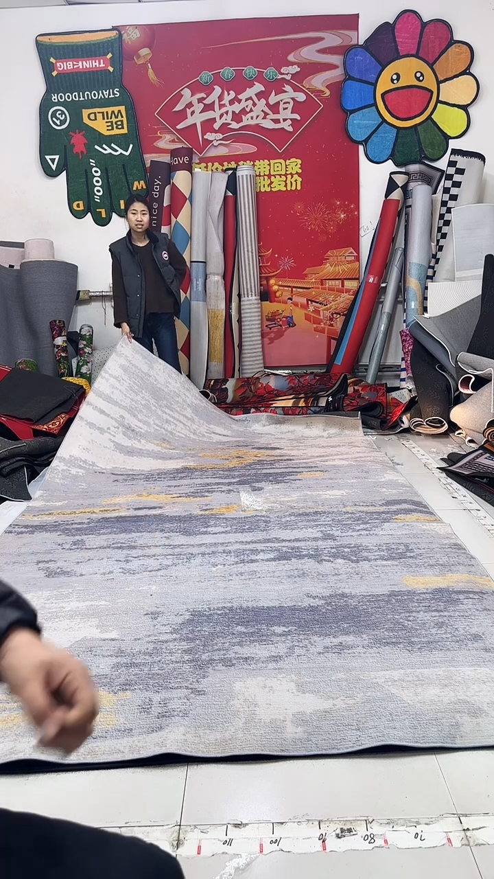 棉麻绒 034   200*350 