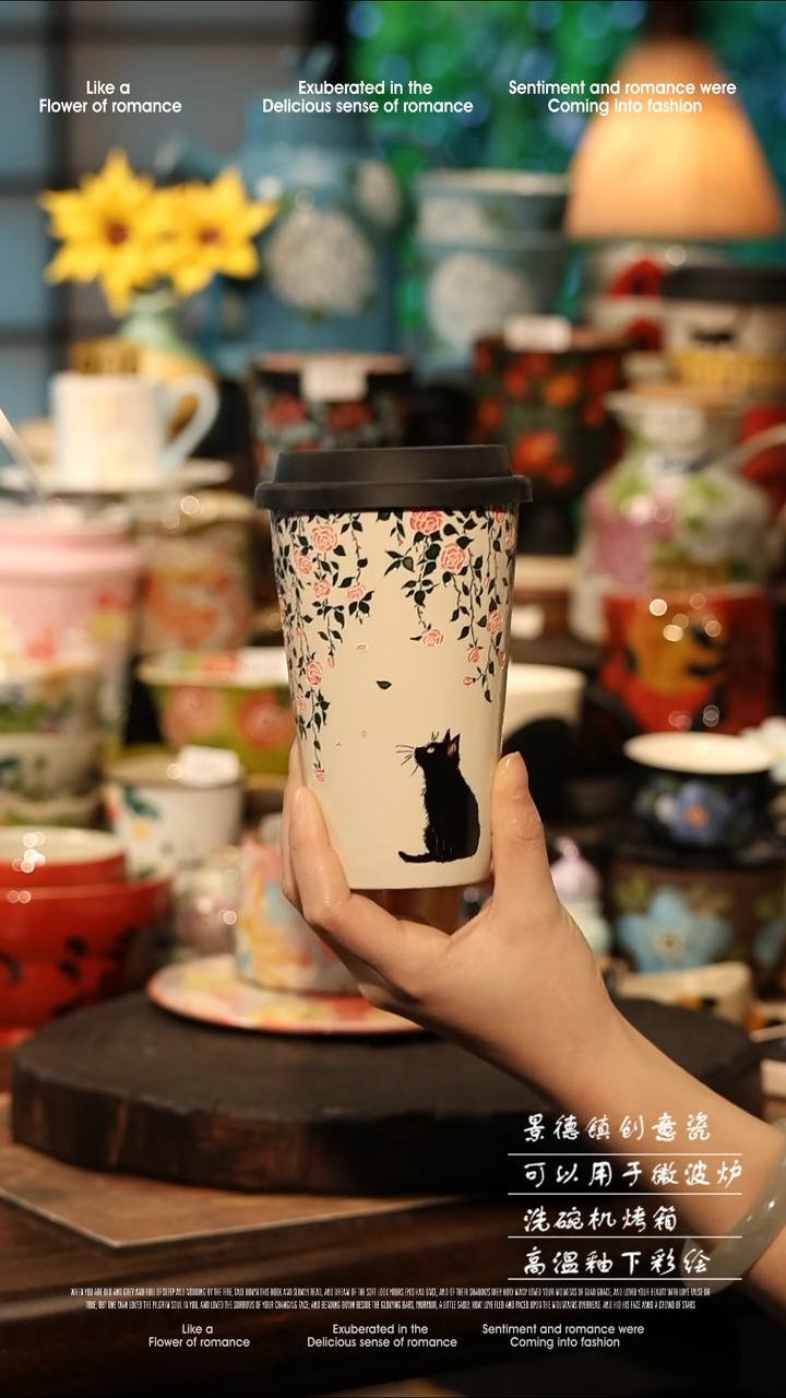 陶瓷景德镇高温釉下彩手工手绘款式@A0780@