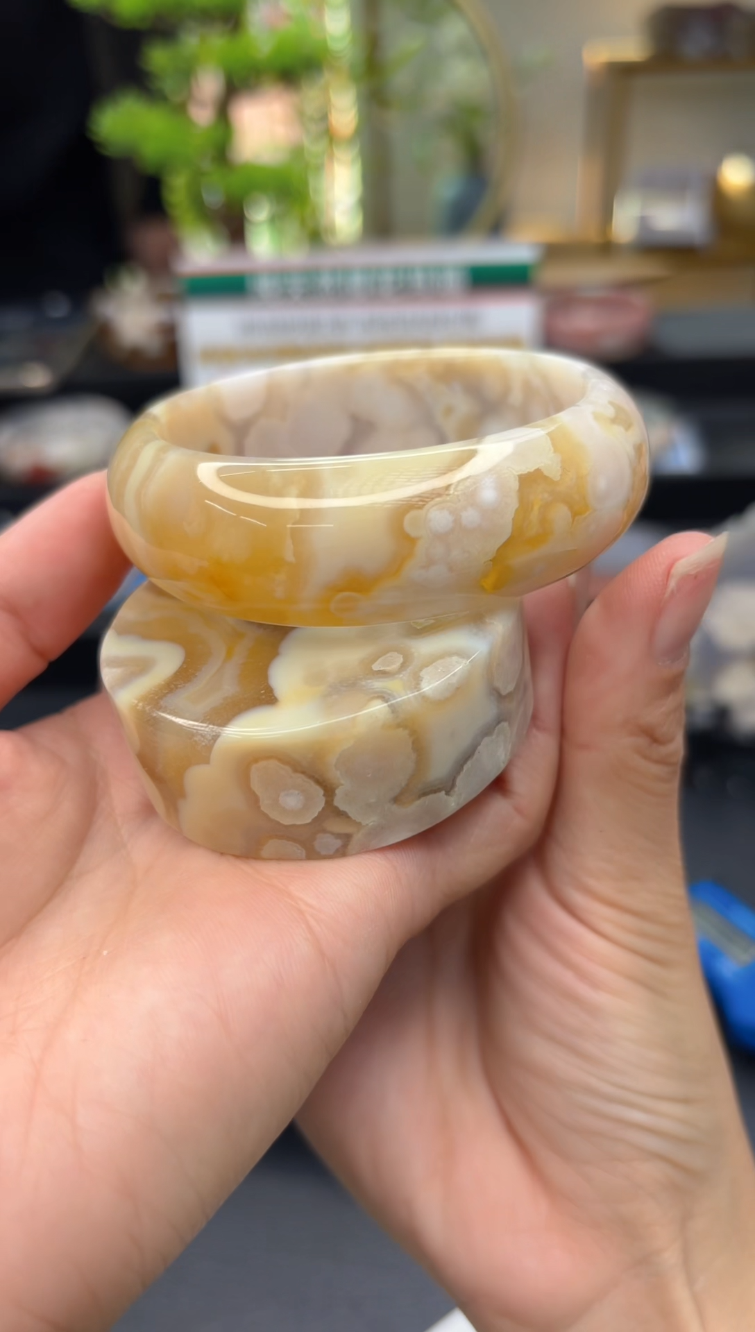 【闪购商品】石英质玉手镯未镶嵌C575(57圈赠送镯心)