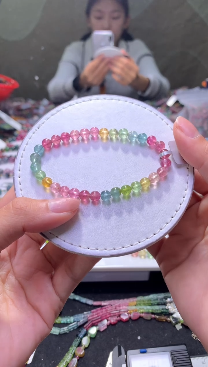 未镶嵌手串碧玺A95【天然碧玺】