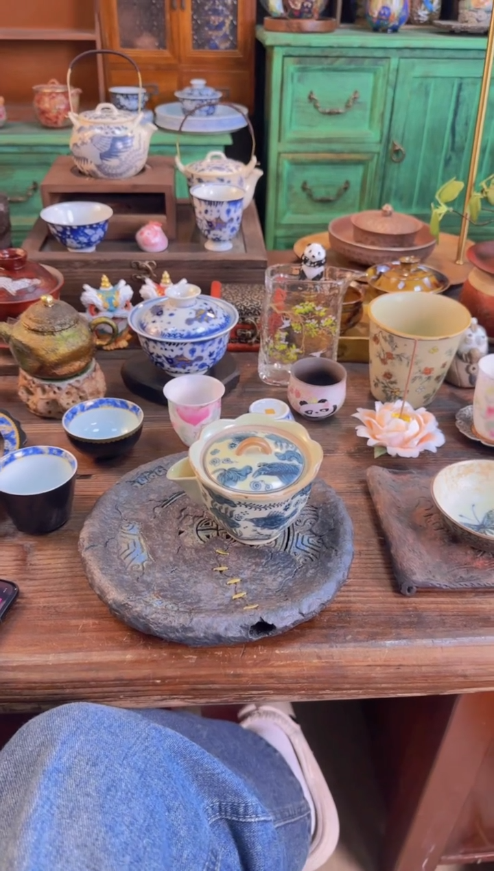 【闪购商品】其他茶器鱼澡纹花口宝瓶