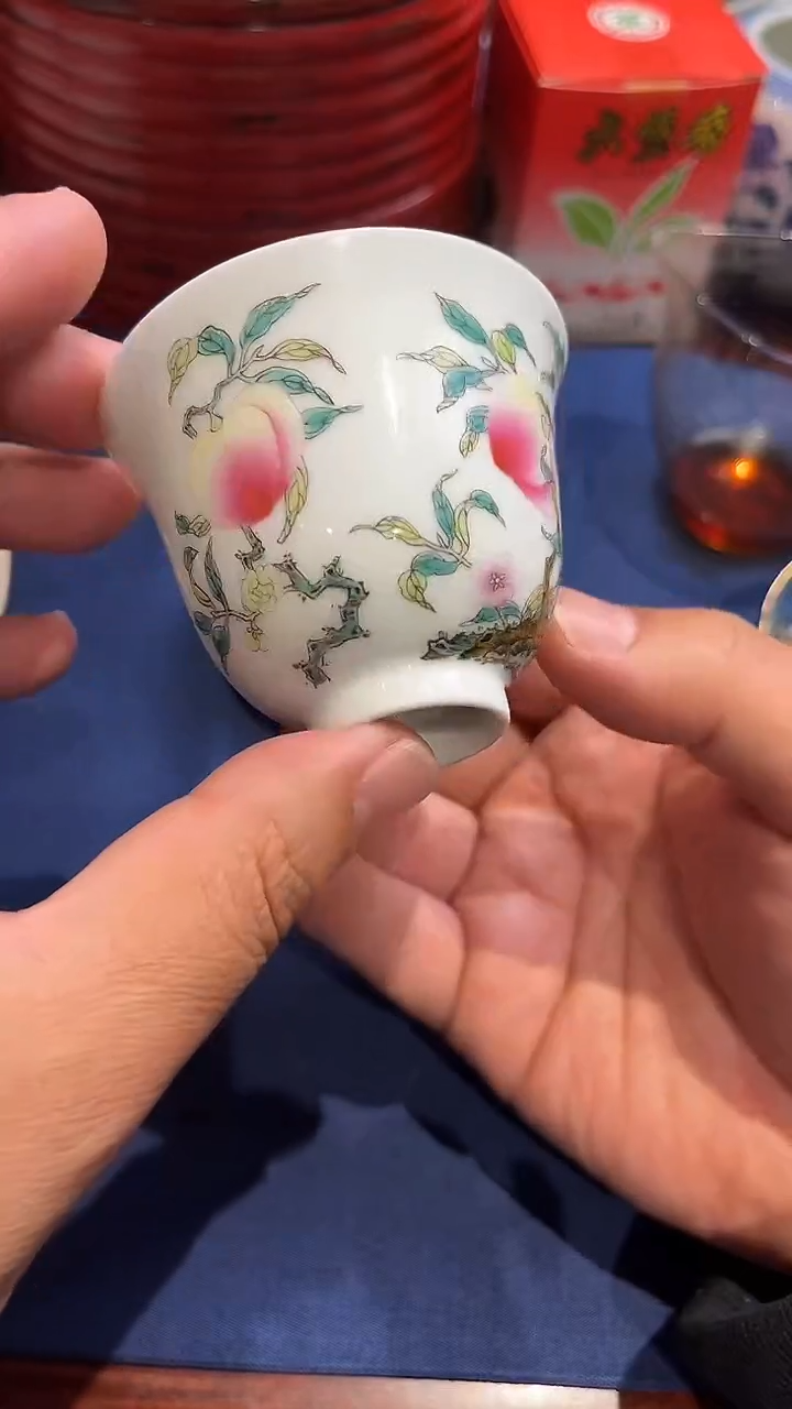 瓷柴窑福桃杯-30