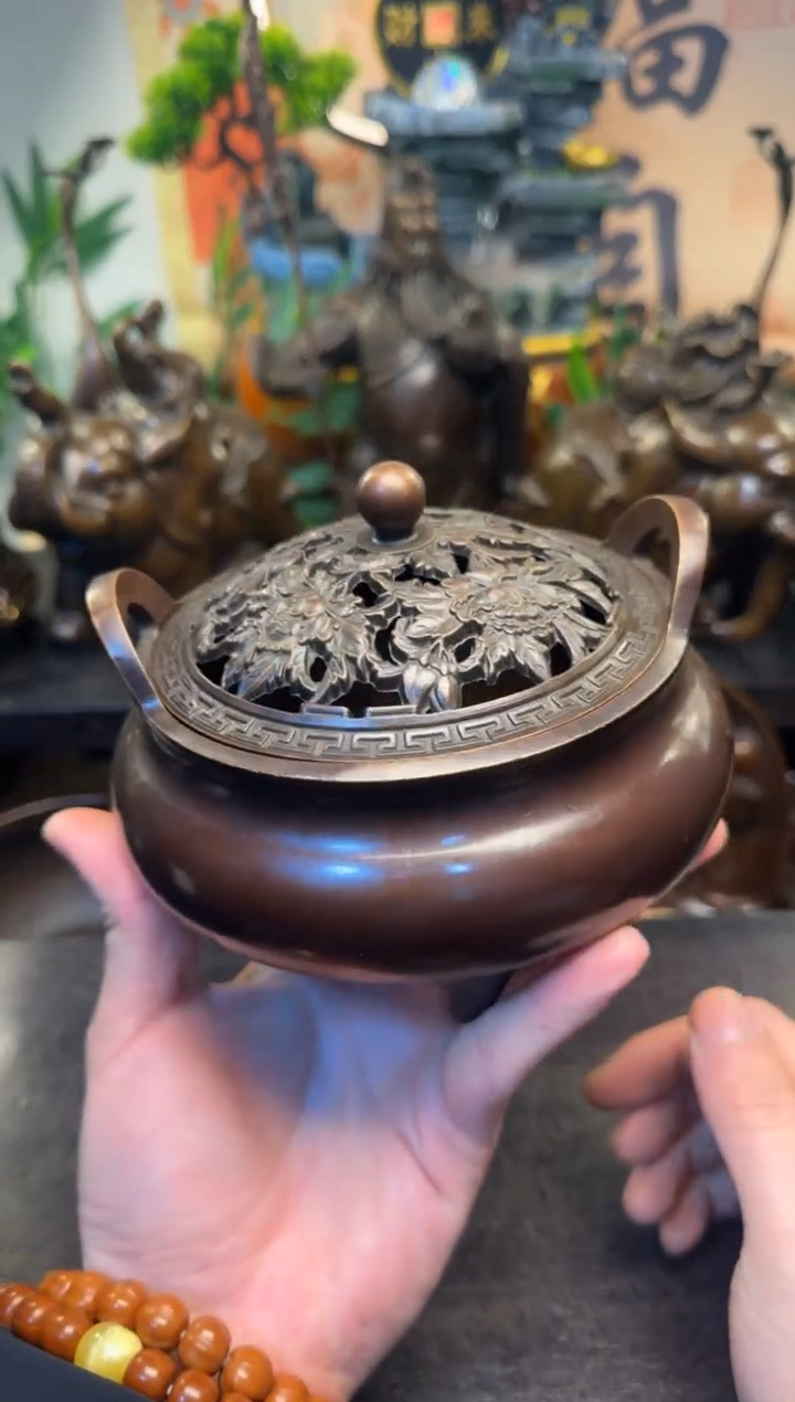 潼潼古铜只卖真铜！（宣德炉）