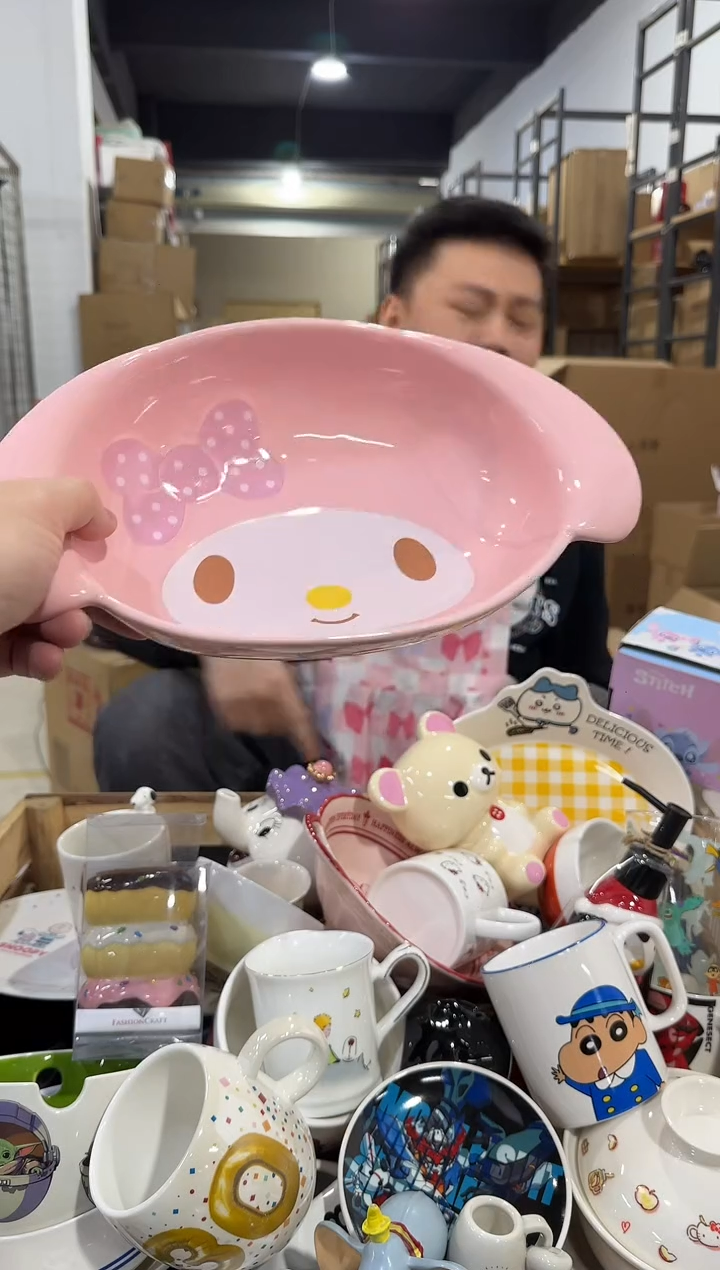 瓷片B款大号美乐蒂深碗