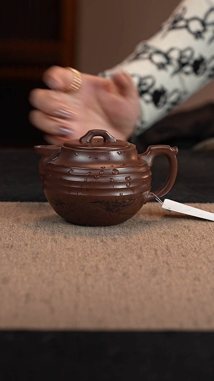 【闪购商品】紫砂茶壶革紫泥逍遥