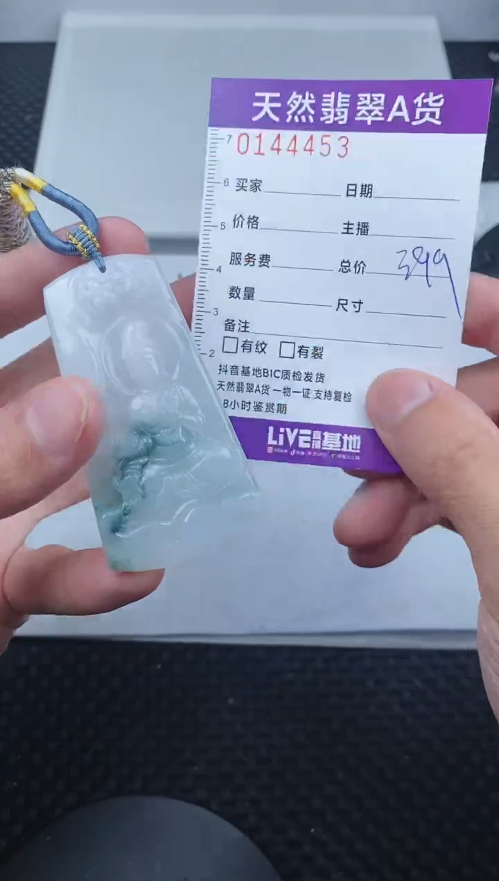 翡翠未镶嵌颈饰       453