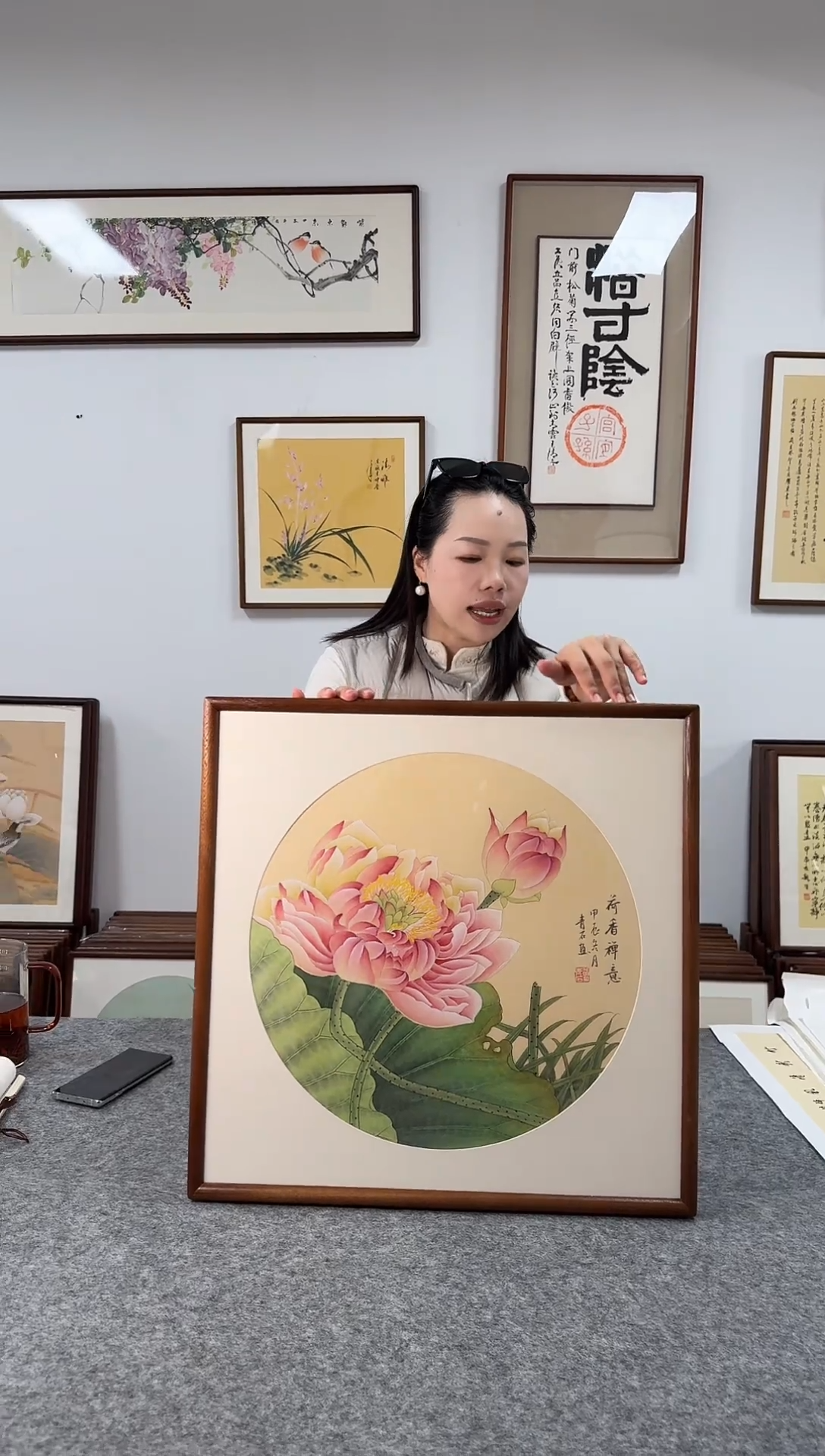 书法青石68-53*53绘画