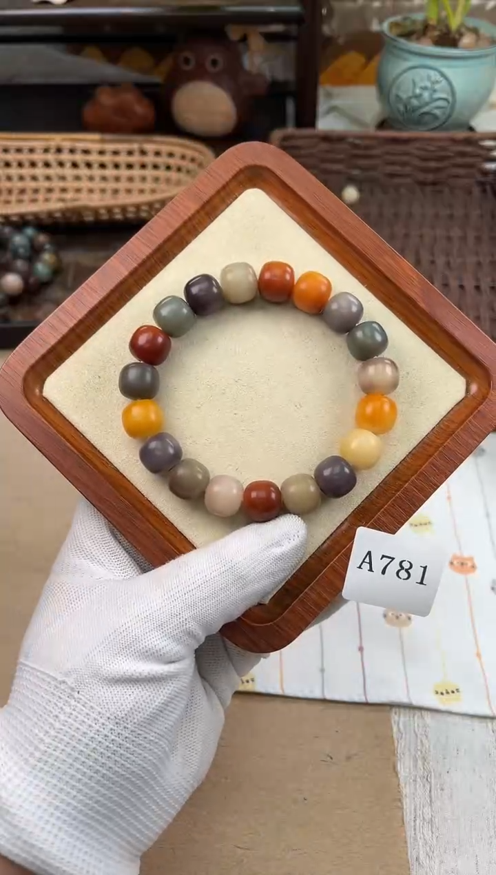 手串菩提根/象牙果a781 卡14 干磨孔一般