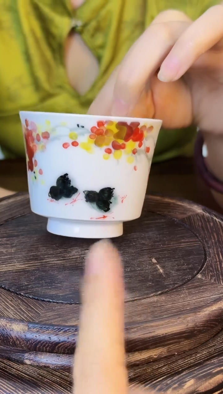 741函夏非遗余凡yf花卉小鸡主人杯