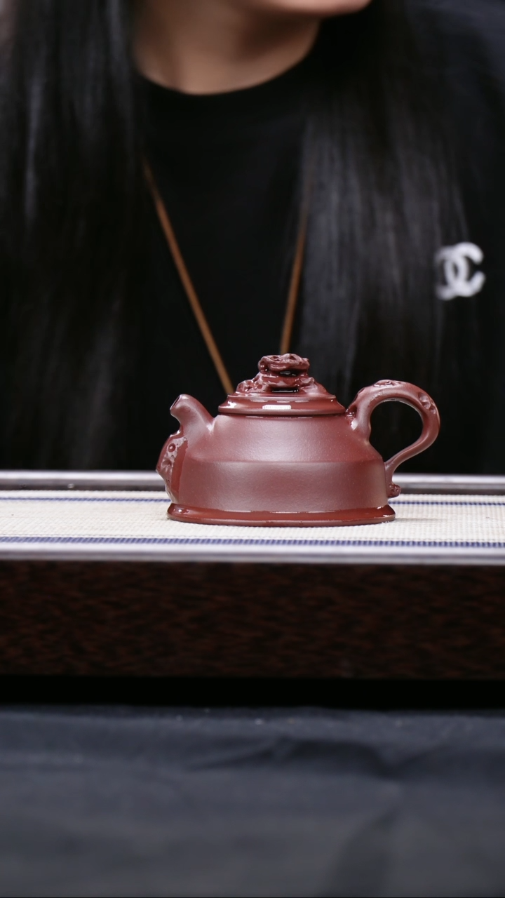 【闪购商品】紫砂茶壶老紫泥 云根 云山壶