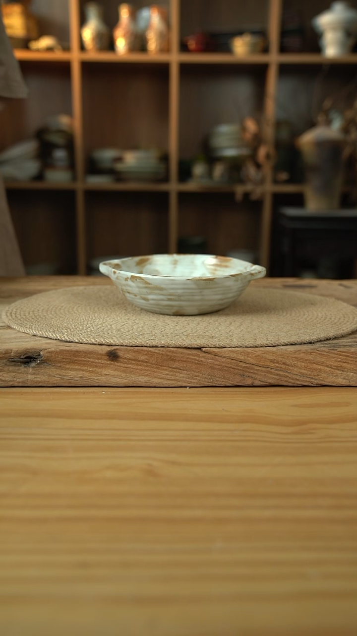 粉影系列的7英寸双耳盘1个