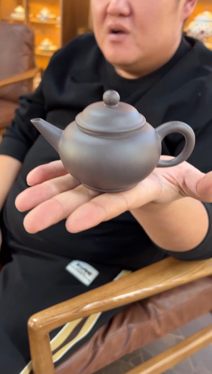 【闪购商品】紫砂茶壶【头哥手工壶】水平天青泥