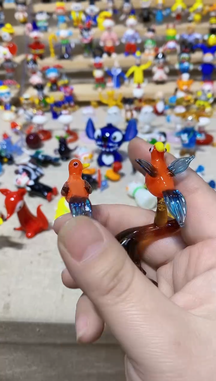 【闪购商品】琉璃手工艺品鸟树