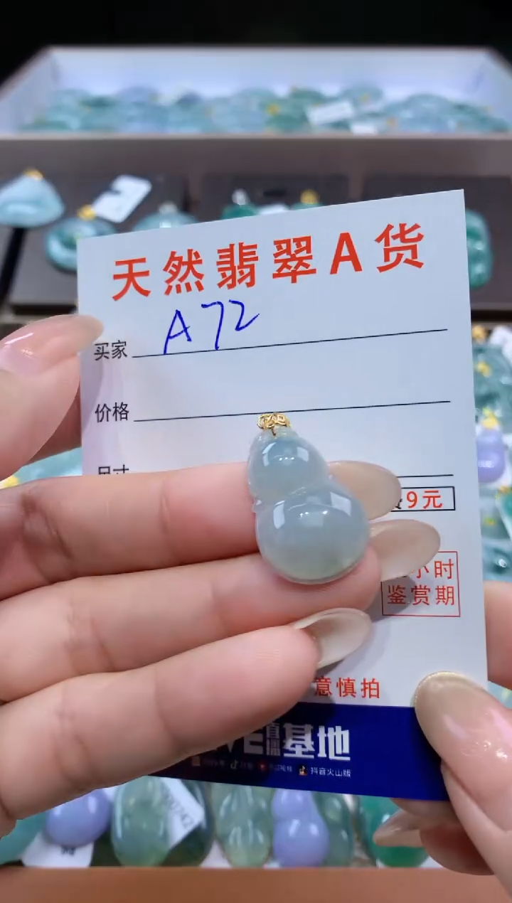 颈饰未镶嵌翡翠天然翡翠A货挂件