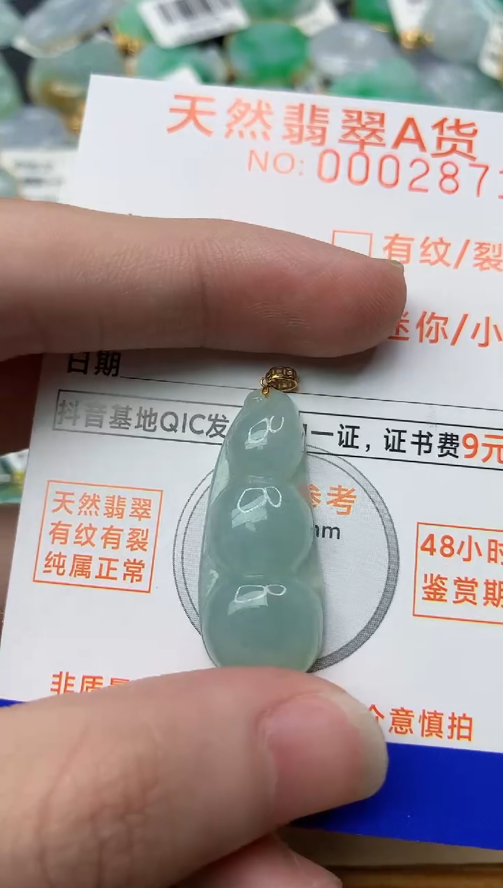 【闪购商品】翡翠颈饰18K金镶嵌6..........