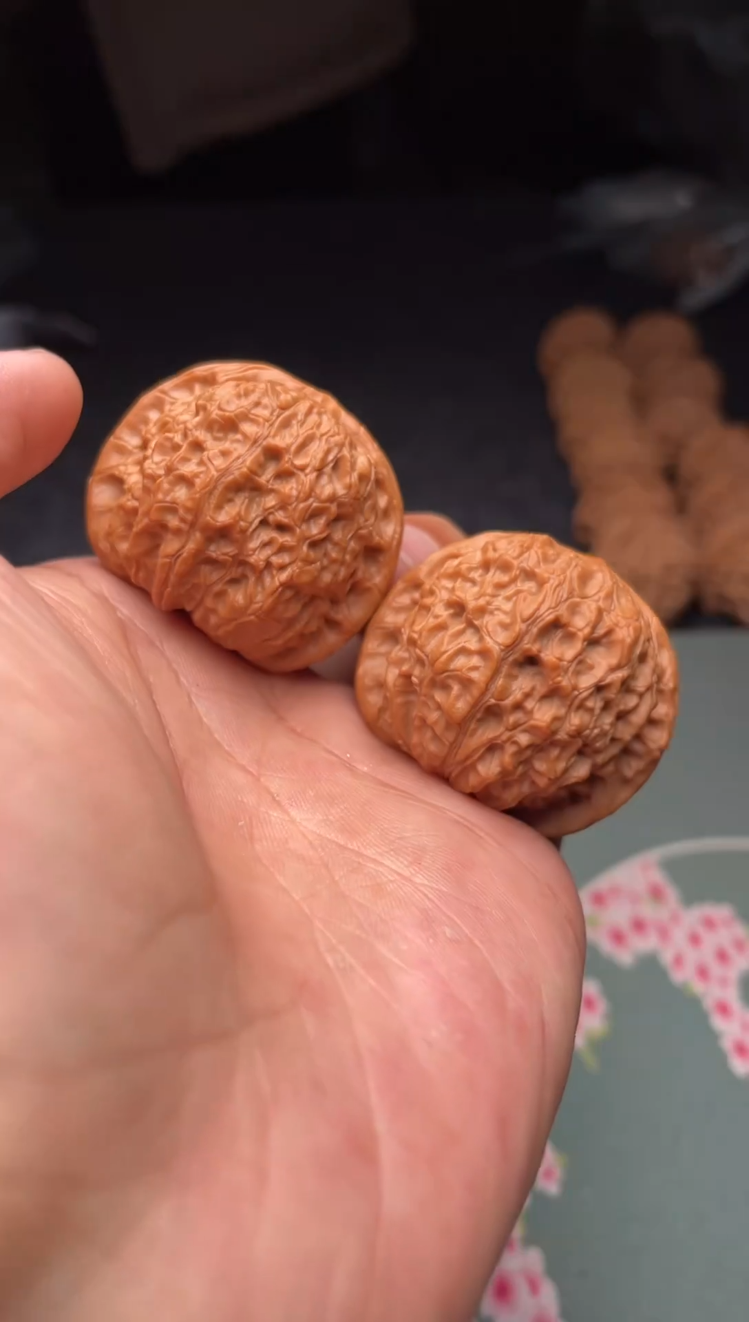 把件文玩核桃a22  血麒麟 39尺