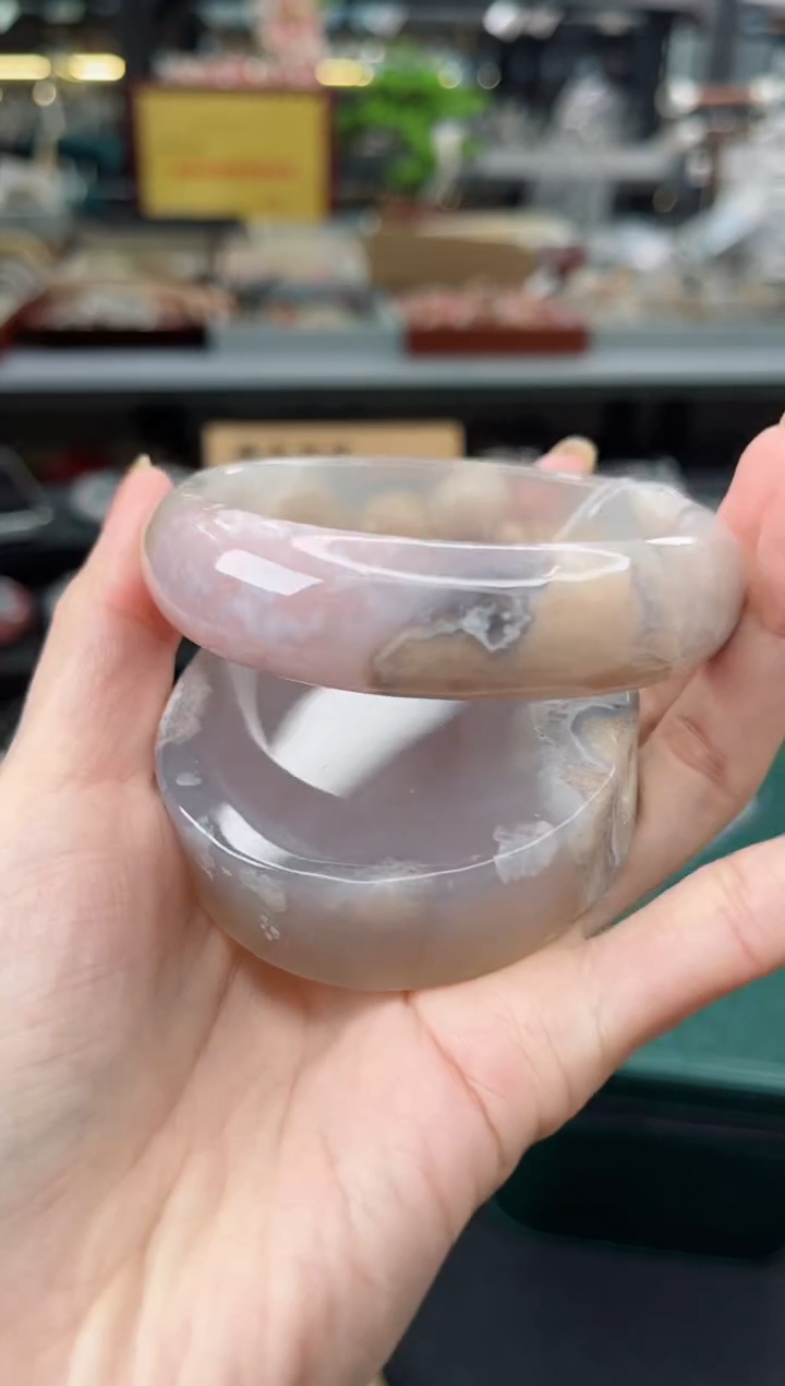 【闪购商品】石英质玉手镯未镶嵌63圈口（赠品镯心）3590422