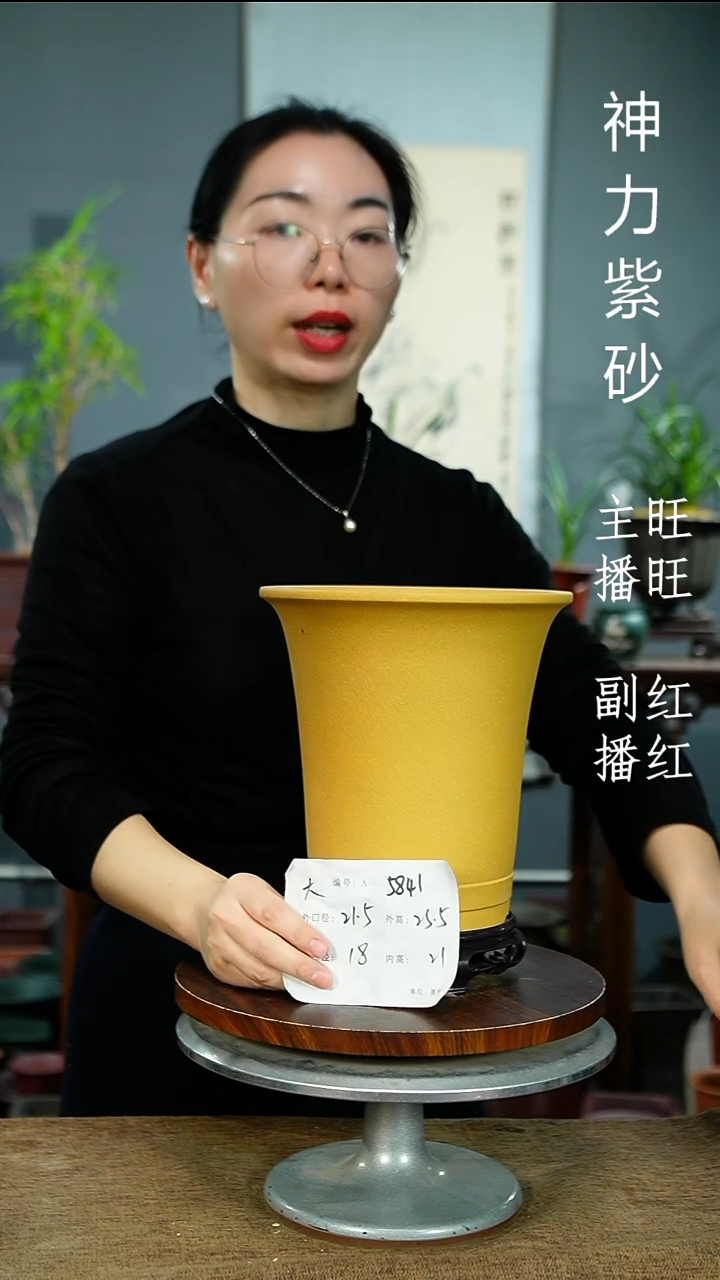 紫砂花盆5841+S紫砂花盆紫砂