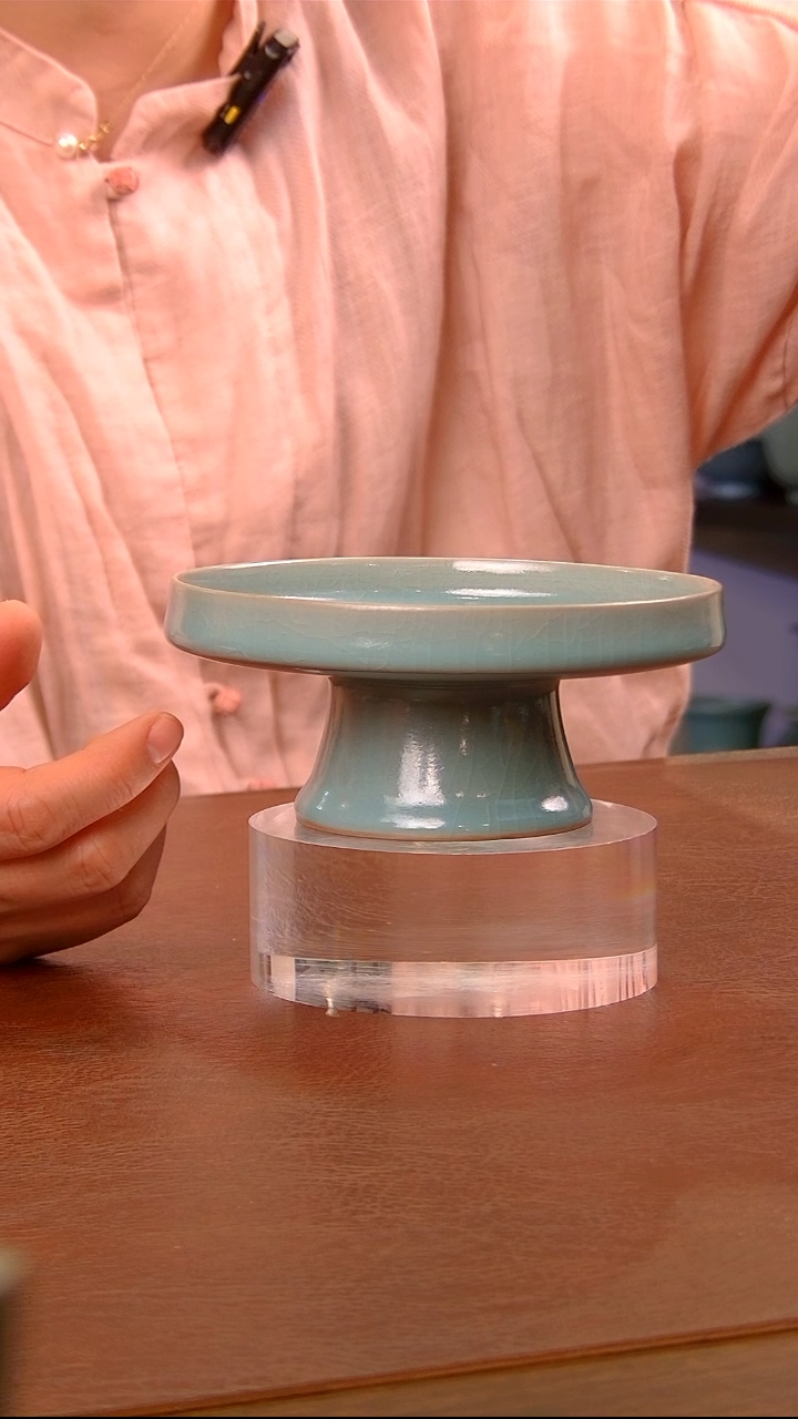 【闪购商品】瓷片249高足盘............