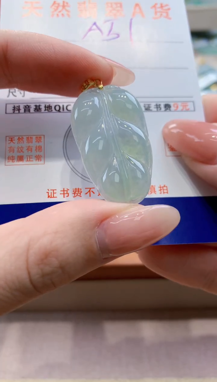 颈饰未镶嵌翡翠 天然缅甸a货翡翠