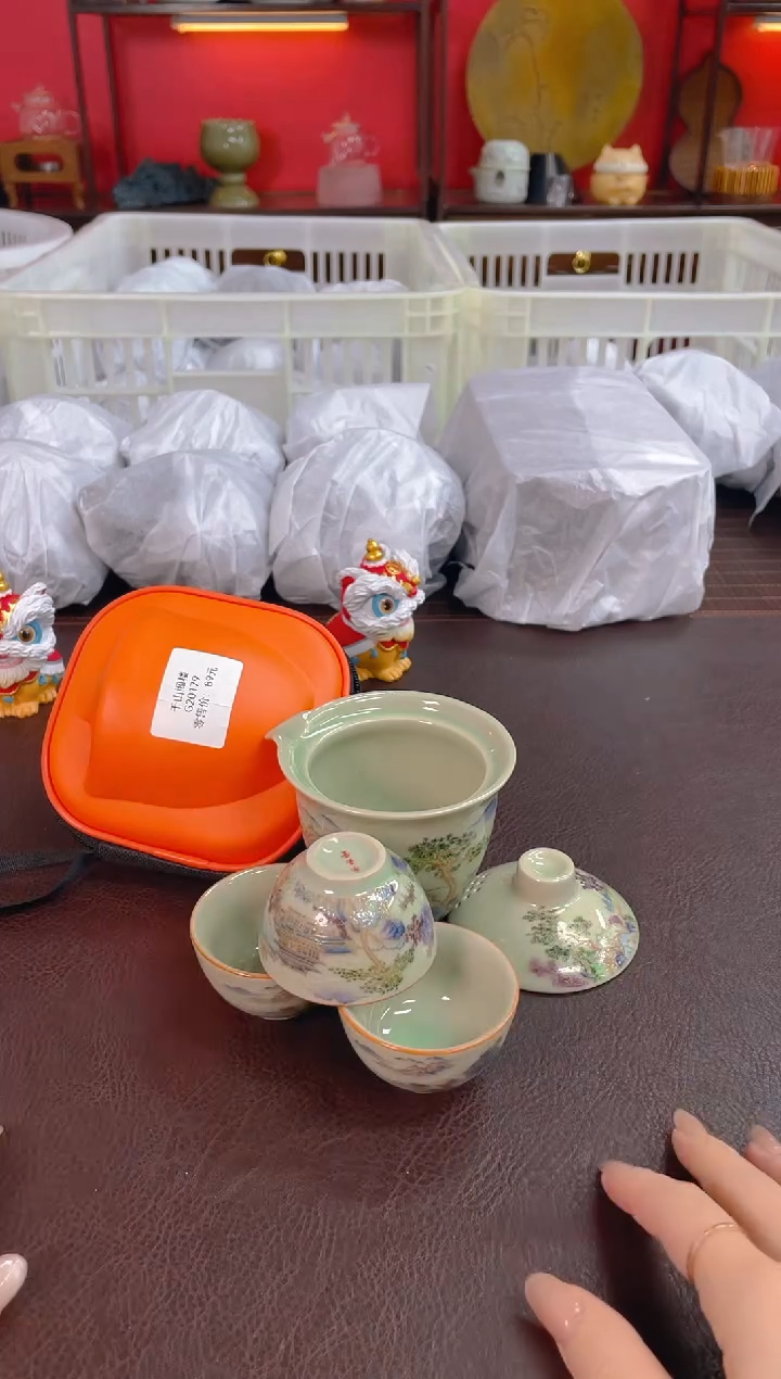 【闪购商品】瓷片【沉鱼茶器】清货底价 库存单一