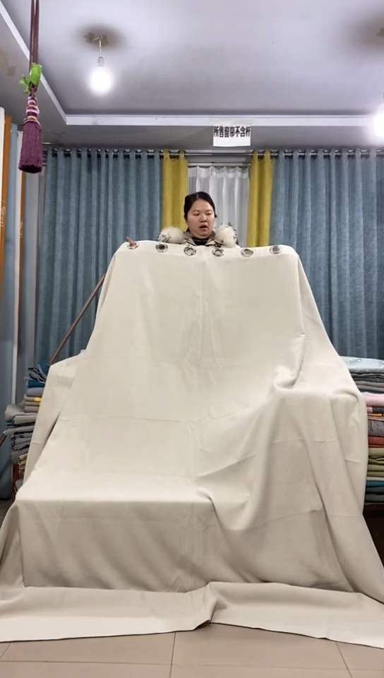 布成品窗帘    2.3+2.55