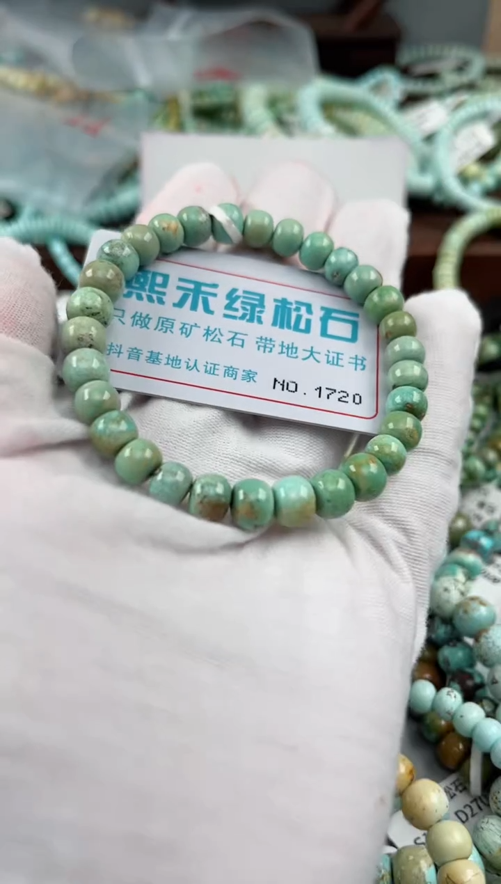 未镶嵌绿松石松石1720