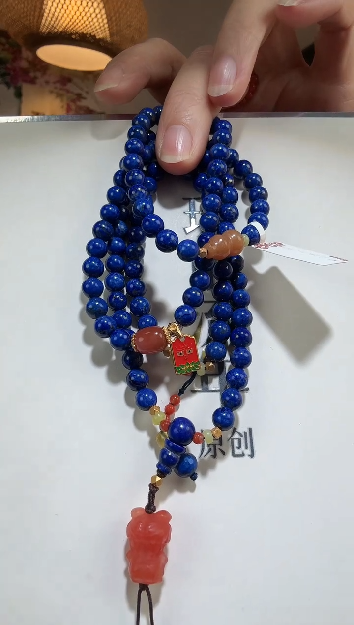 未镶嵌青金石颈饰阳**暖108