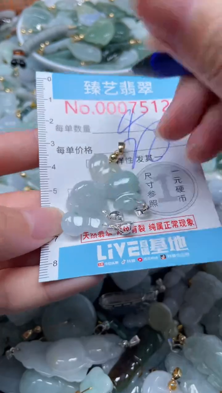 颈饰未镶嵌翡翠7512