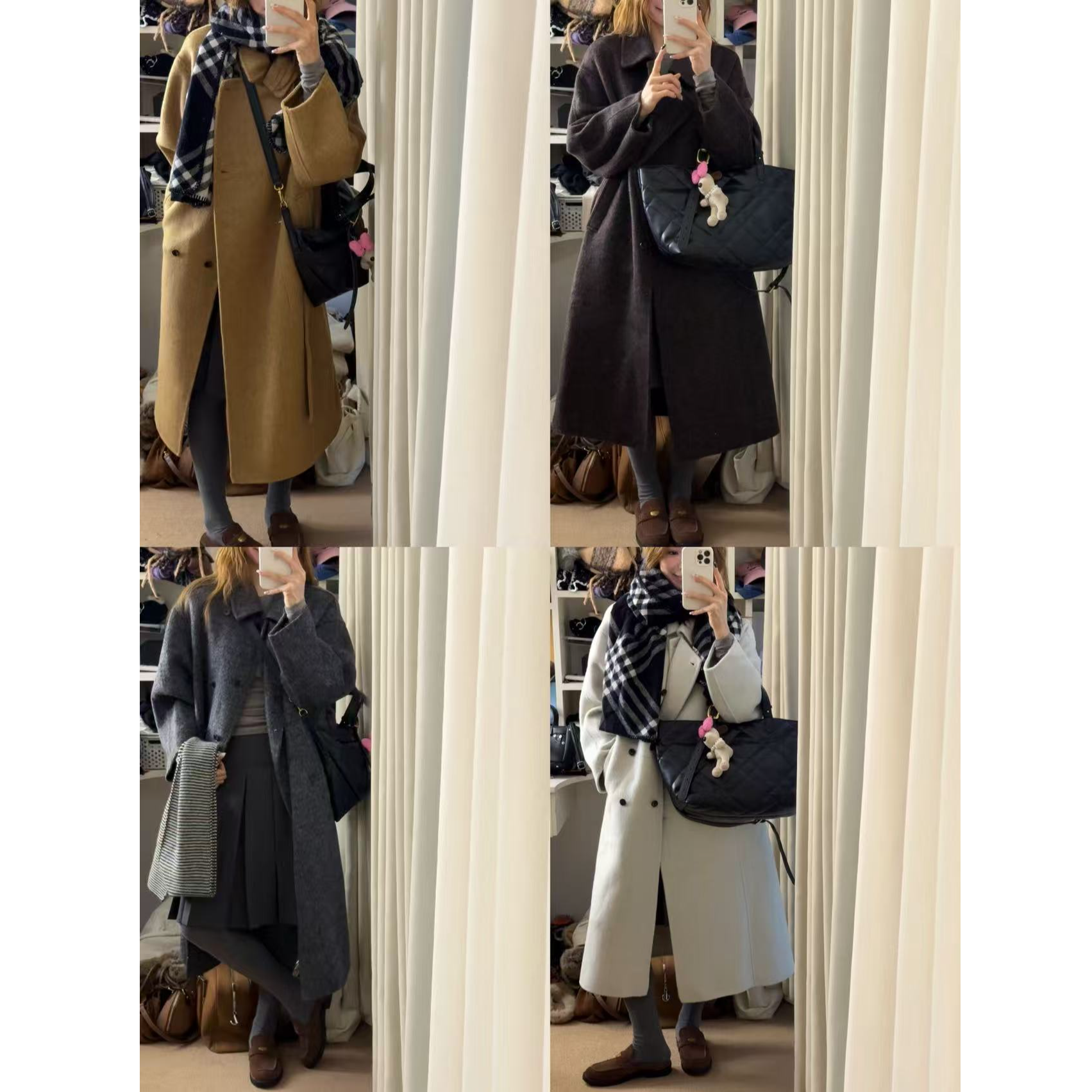 【一一】2025秋冬上新时尚羊驼大翻领长款保暖双面羊毛大衣