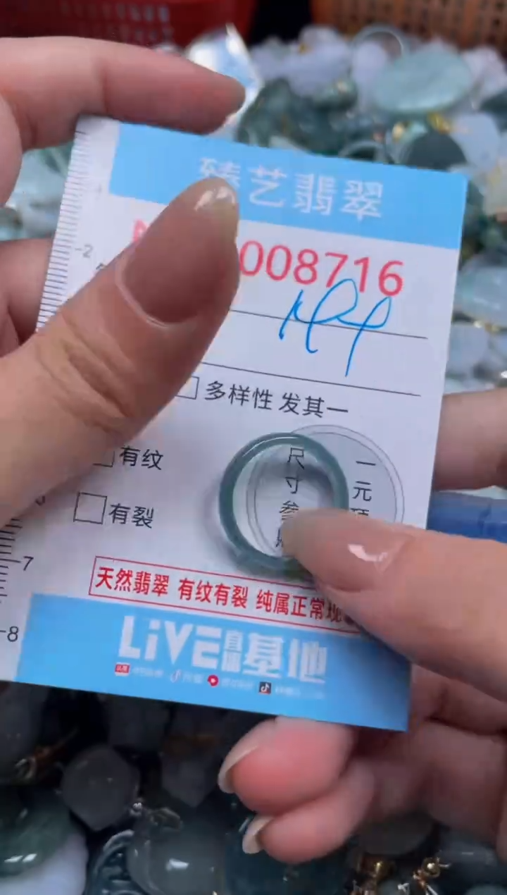 颈饰未镶嵌翡翠8716