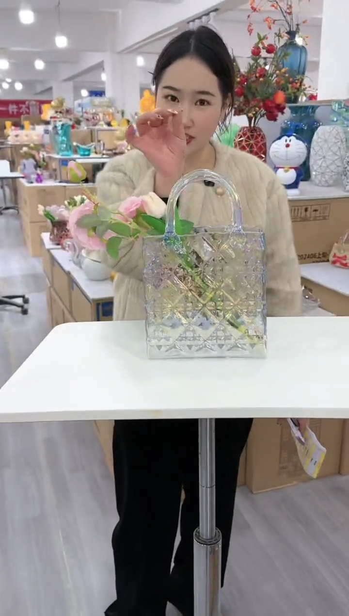 【闪购商品】琉璃昕洋花器E-品34